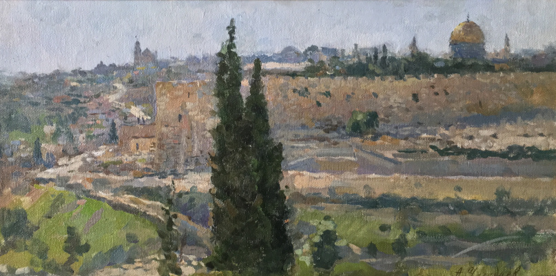 Aleksandr Chagadaev. View of jerusalem
