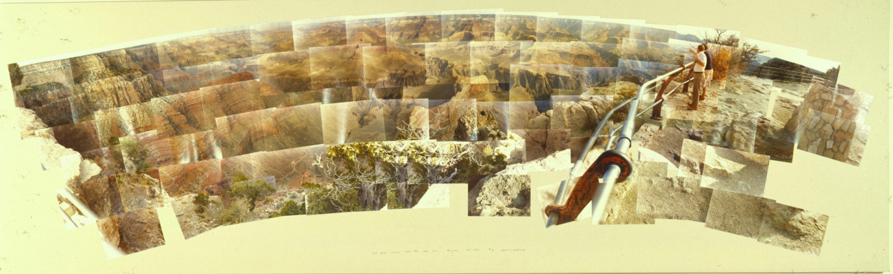 David Hockney. The southern edge of the Grand Canyon railway