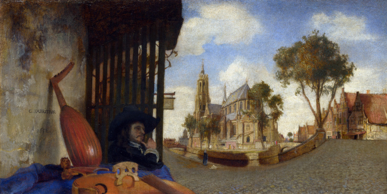 Karel Fabricius. View Of Delft