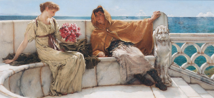 Lawrence Alma-Tadema. Amo te, ama me (Love you, love me)