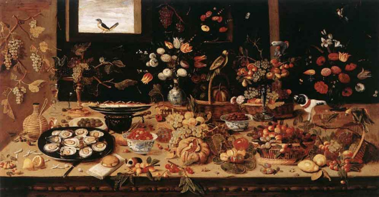 Jan van Kessel Elder. Still life