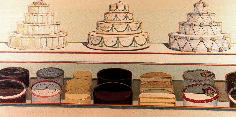 Wayne Thiebaud. Cakes