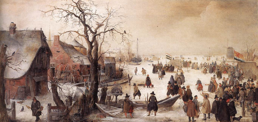 Hendrik Avercamp. Winter auf dem Kanal