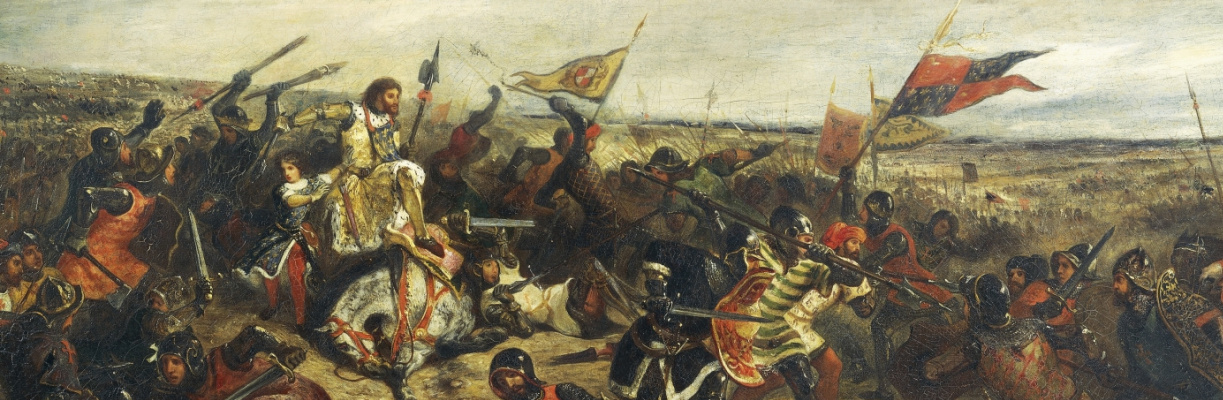 Король Иоанн II Добрый в битве при Пуатье 19 сентября 1356 года