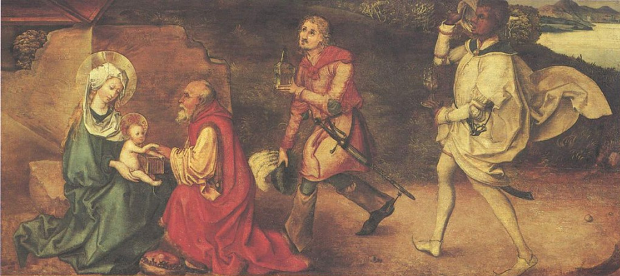 Albrecht Dürer. The adoration of the Magi