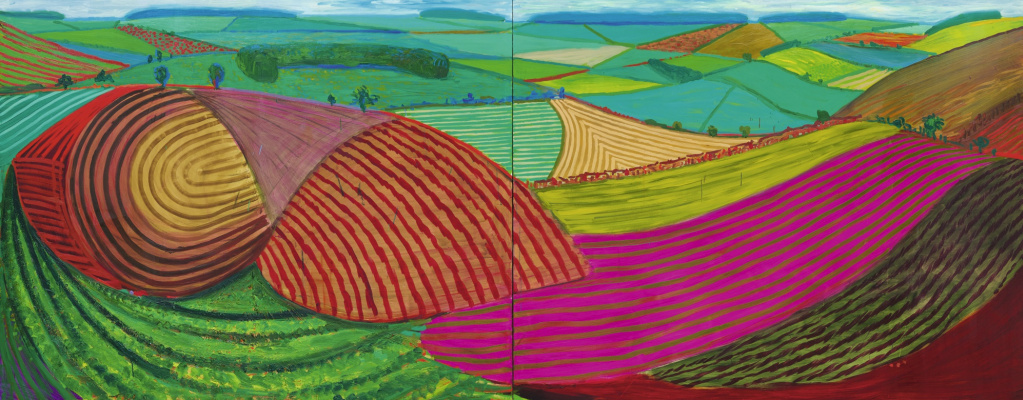 David Hockney. Double East Yorkshire