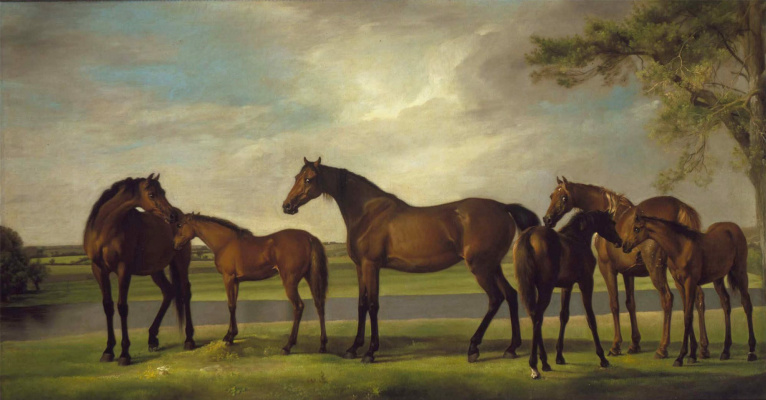 George Stubbs. The horse, fearing the coming storm
