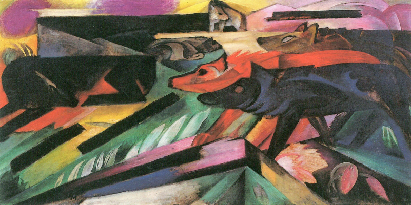 Franz Marc. Lupi (guerra dei Balcani)