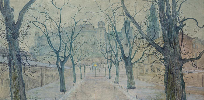 Stanislav Wyspianski. Planty Park at dawn