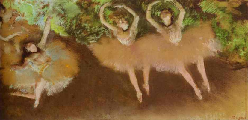 Edgar Degas. A scene from the ballet