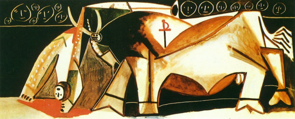 Pablo Picasso. Scène de tauromachie