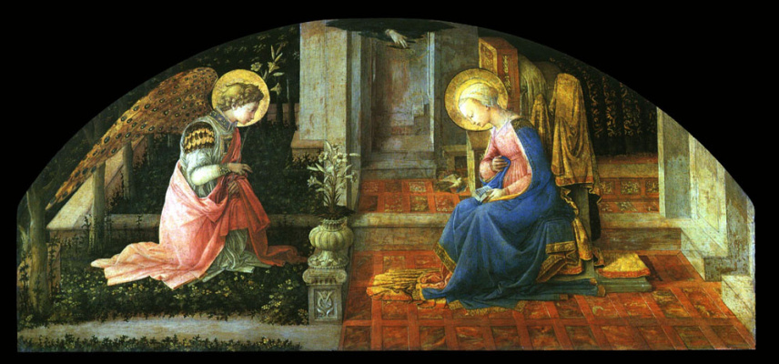 Filippino Lippi. The Annunciation