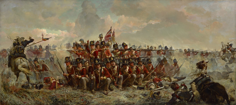 Elizabeth Thompson (Butler). The 28th Regiment at Quatre Bras