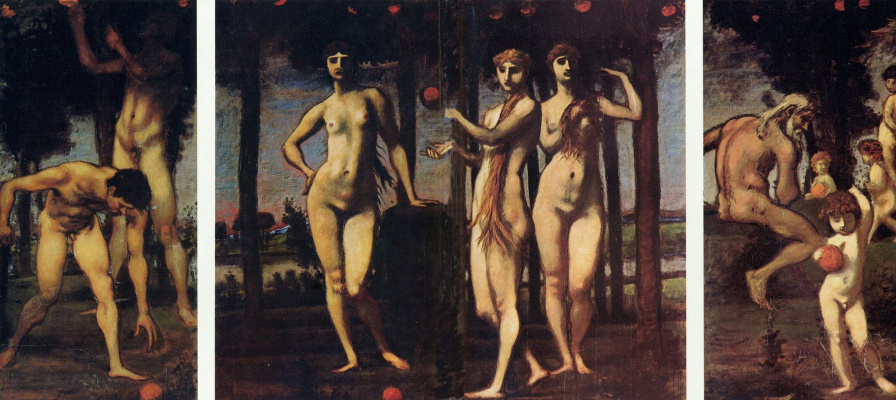 Hans von Mare. Triptych: Hesperide