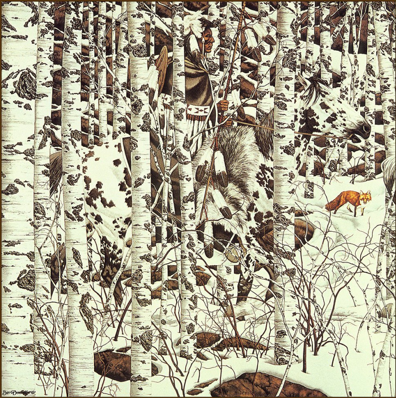 Forest meeting by Bev Doolittle: History, Analysis & Facts | Arthive