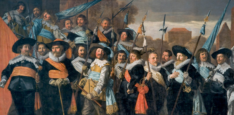 Frans Hals. Group portrait of officers and sergeants in a rifle company of St. George