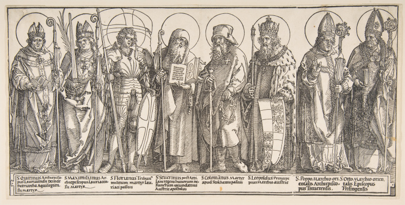 Albrecht Durer. Saints, patrons de l'Autriche