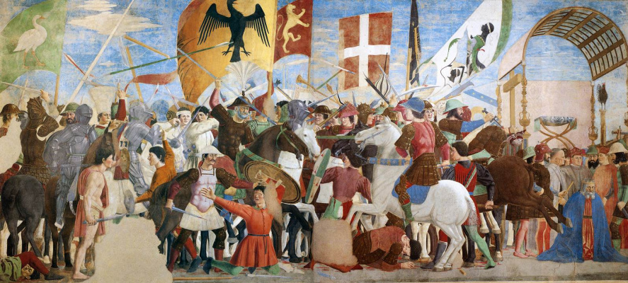 Piero della Francesca. Battle between Heraclius and Khosrov