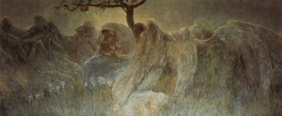 Gaetano Previati. Motherhood