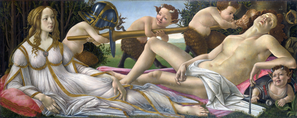 Sandro Botticelli. Venus and Mars