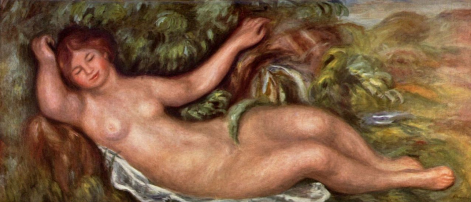 Pierre-Auguste Renoir. Reclining Nude