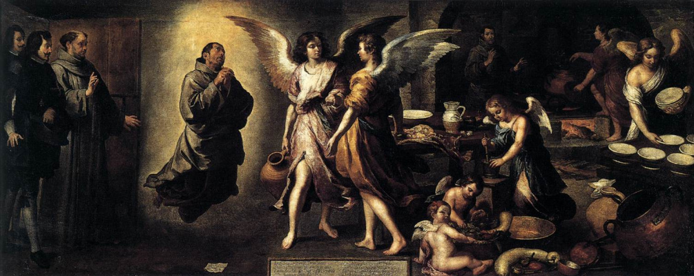 Bartolomé Esteban Murillo. Kitchen angels