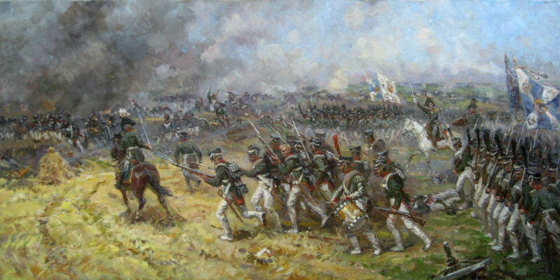 Aleksandr Chagadaev. Episode of the Battle of Borodino