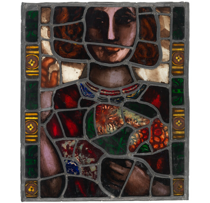 Pauline Boty. Stained glass, 1958. Source: www.npg.org.uk