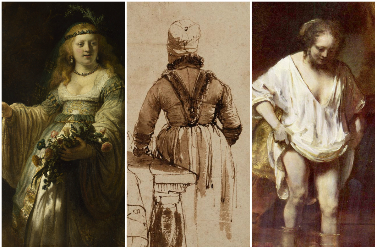 Three women in Rembrandt`s life: a goddess, a mistress and a maid