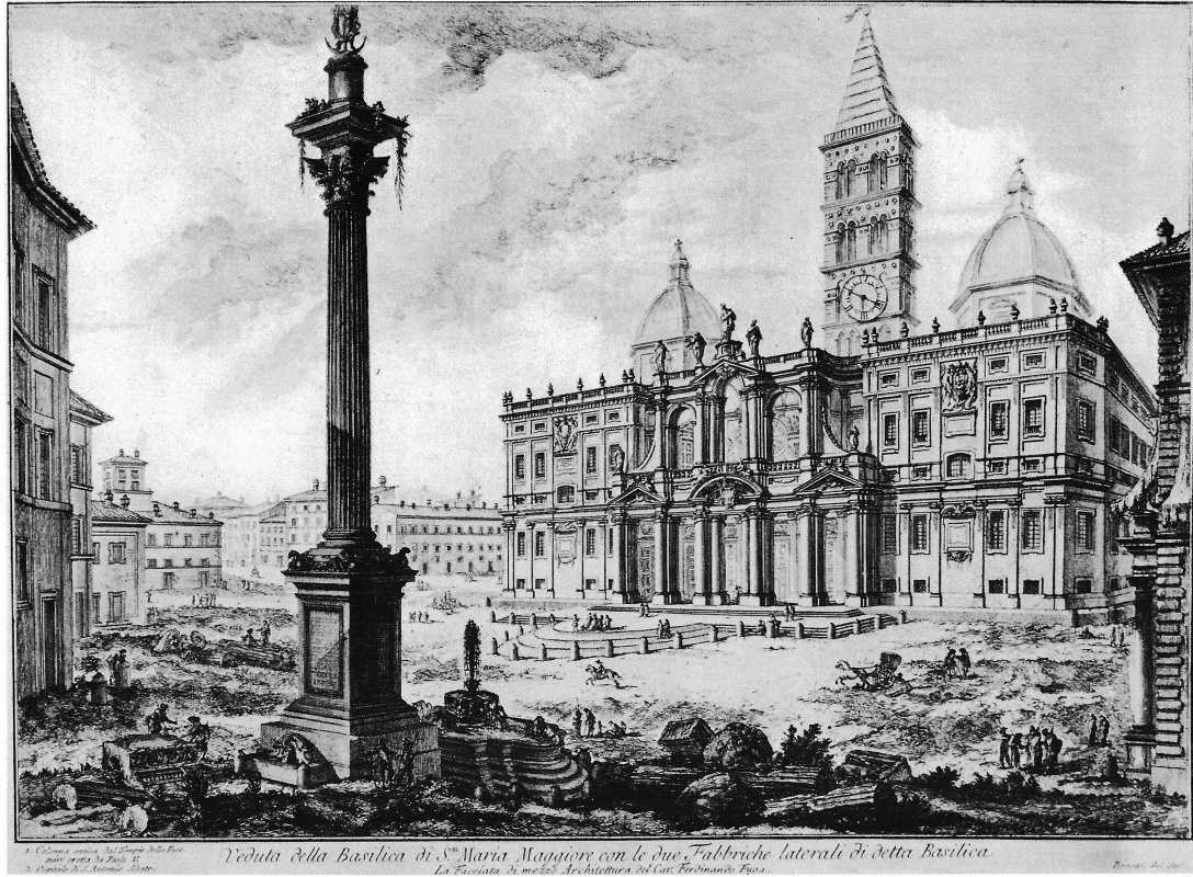 View of the Basilica of Santa Maria Maggiore