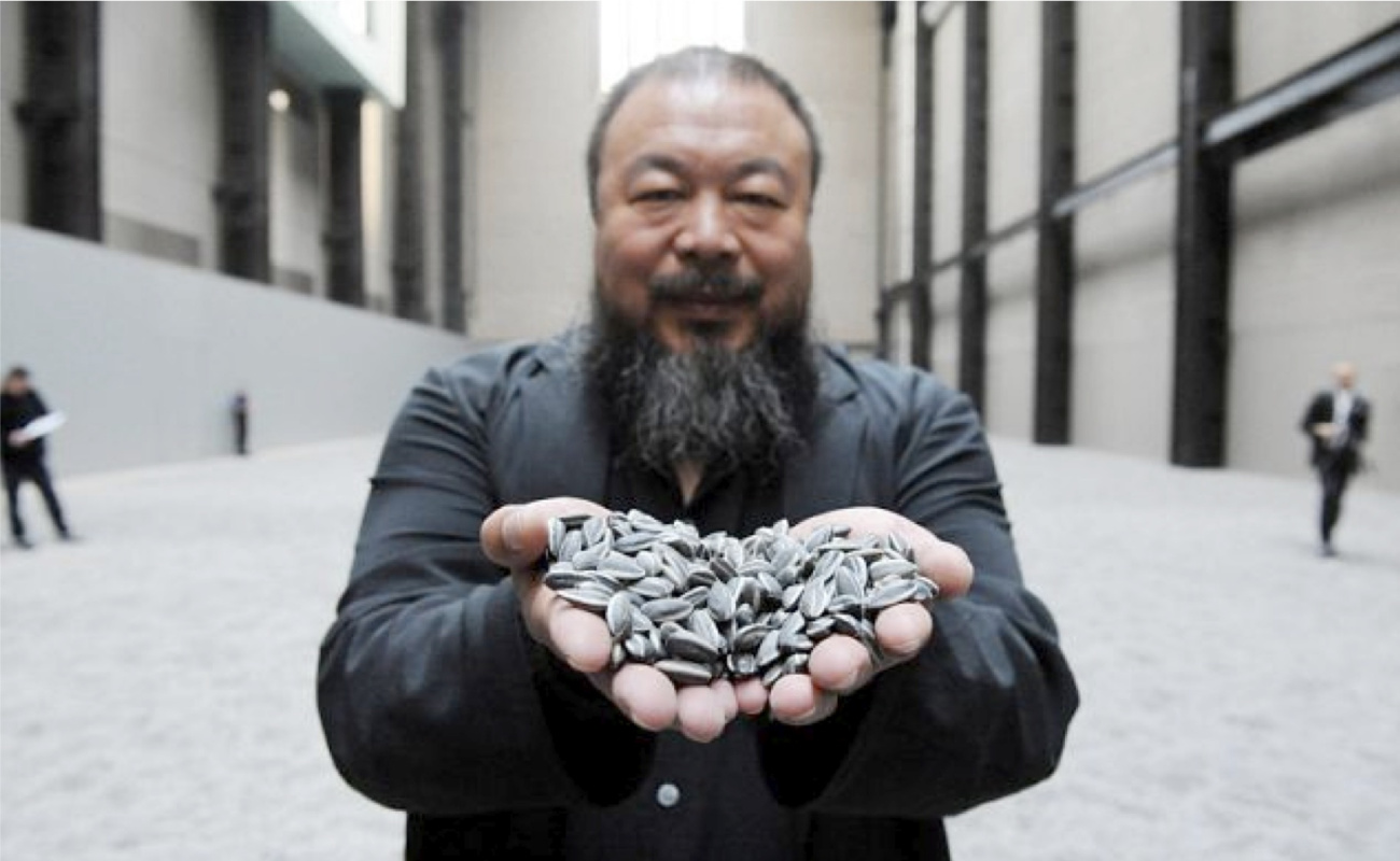 No way, Weiwei! The most standout, renowned and significant works of the Chinese rebel