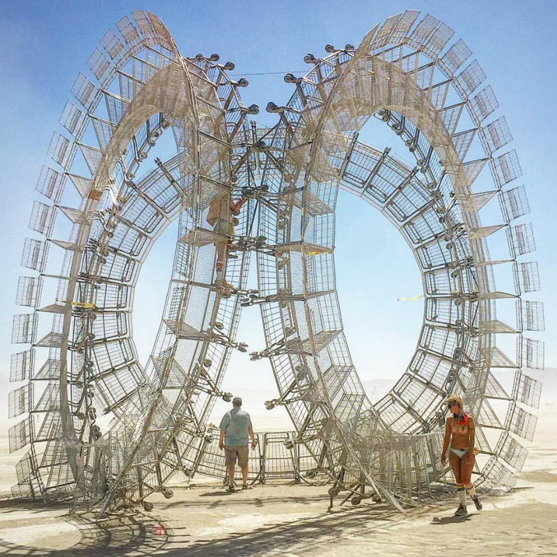 Burning Man-2018 with this year theme "I, robot" ended