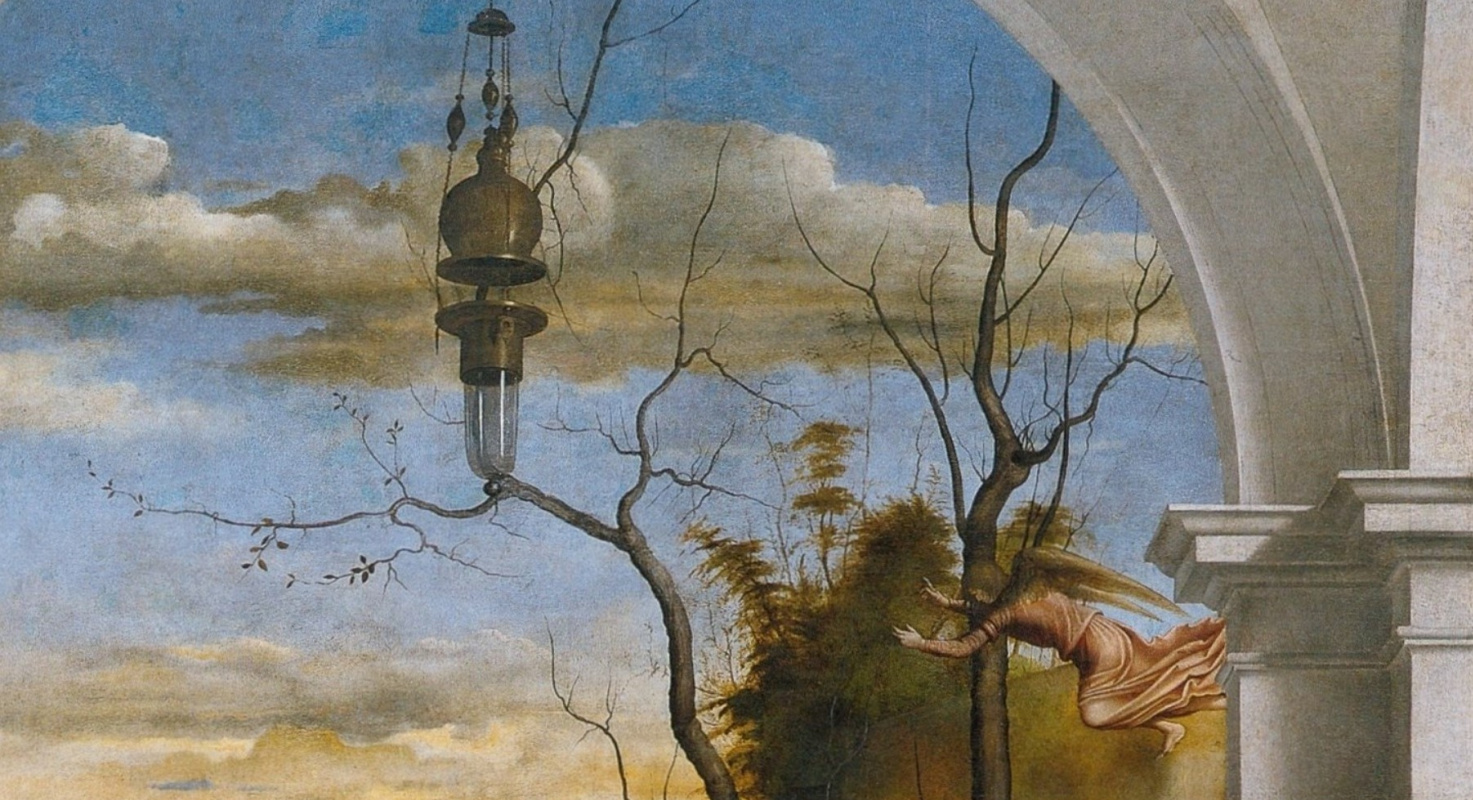 Marco Besaiti, Agony in Gethsemane (detail), 1510-1515, Academy Gallery, Venice