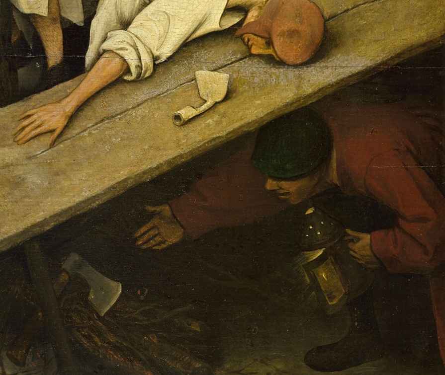 Brueghel’s “Flemish Proverbs” with explanation: the topsy turvy world