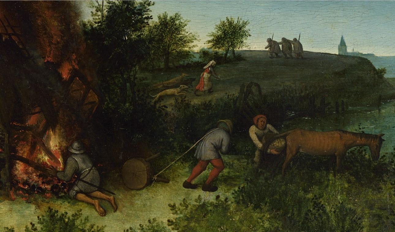 Brueghel’s “Flemish Proverbs” with explanation: the topsy turvy world