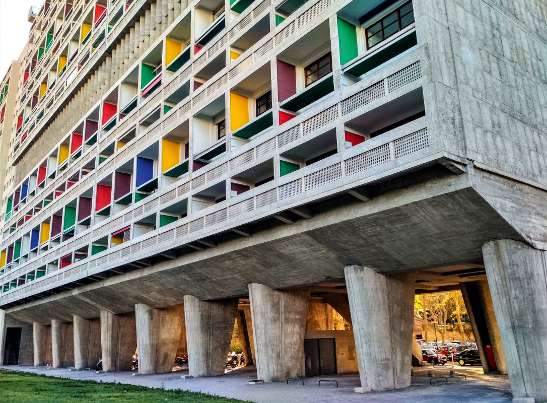 Le Corbusier. The Marseille block, 1952