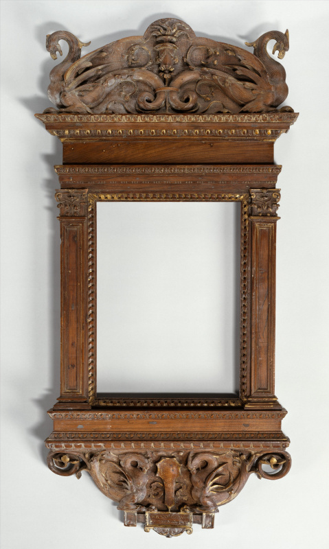 The frame of the tabernacle. Presumably the workshop of Marco and Francesco del Tasso, ca. 1530. Wal