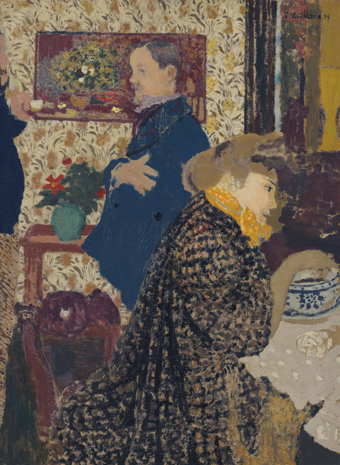 Edouard Vuillard、LA SOIREE、海外版超希少レゾネ、新品額付、fan