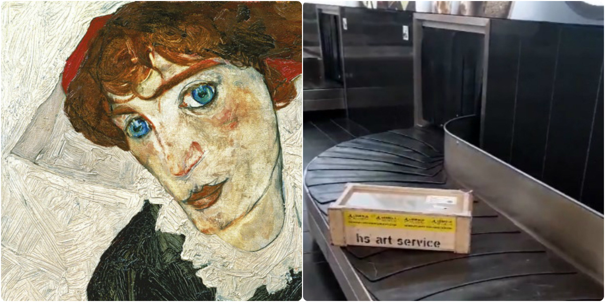 Картина Шиле рядом с чемоданами: Музей Леопольда эпатировал туристов в аэропорту Вены