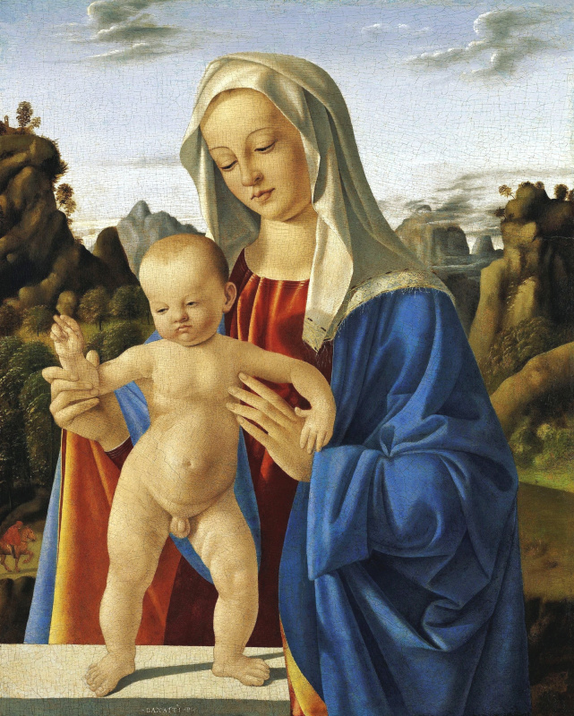 Marco Besaiti, Madonna and Child, 1500, Liechtenstein Museum, Vienna