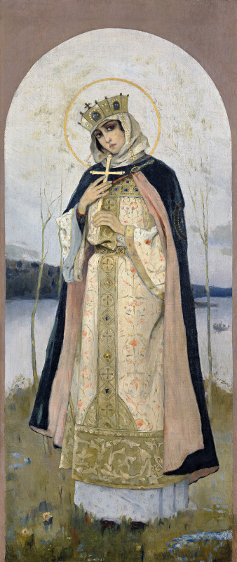 Михаил Нестеров. Святая Ольга. 1892–1893. Собрание А. Е. Стычкина 