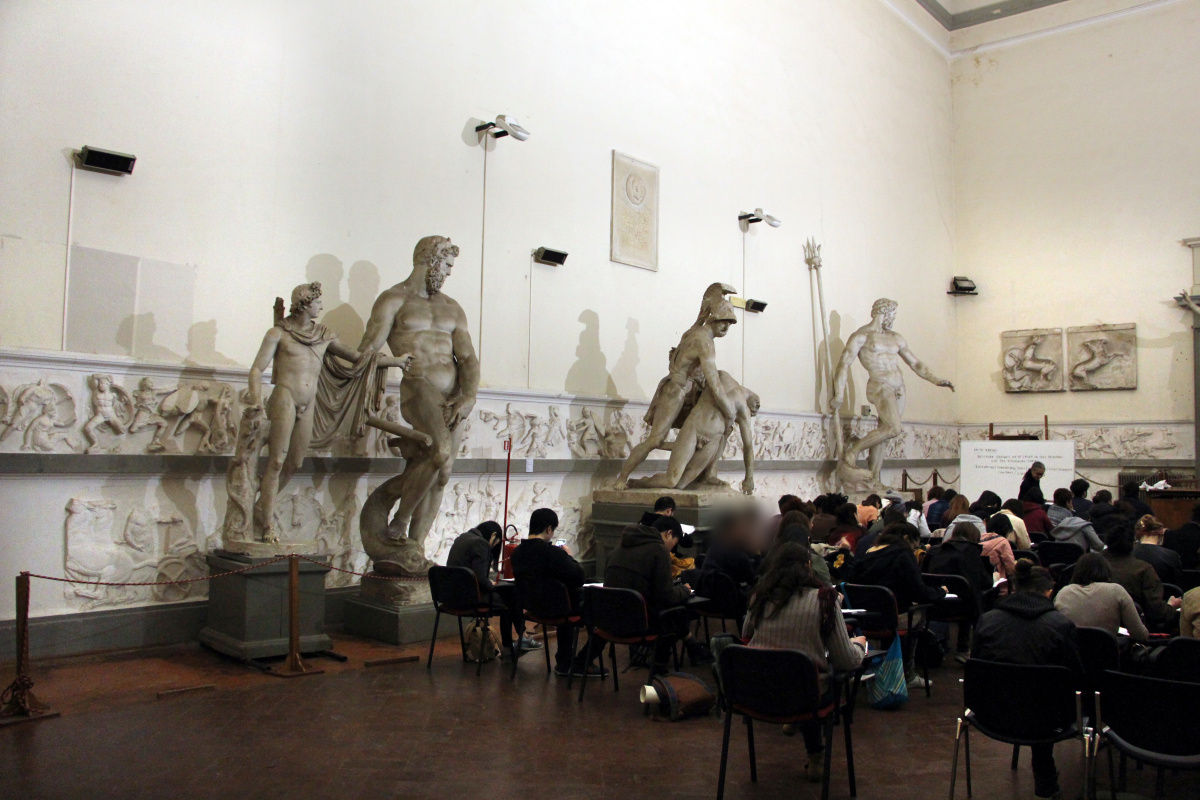 The Academy of Fine Arts in Florence today