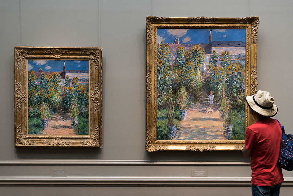Claude Monet's sister paintings reunited for the first time