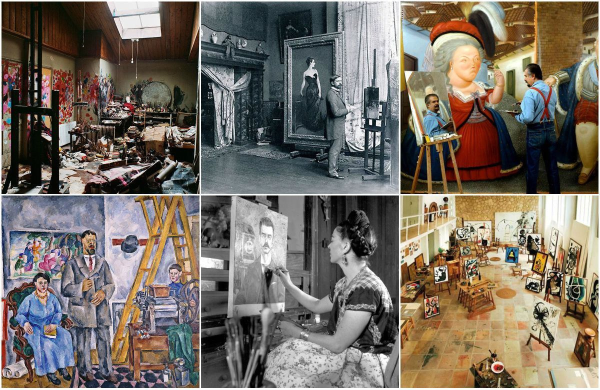 Artists – in the studio! Famous creators in interiors, or Whose creative chaos is closer to you?