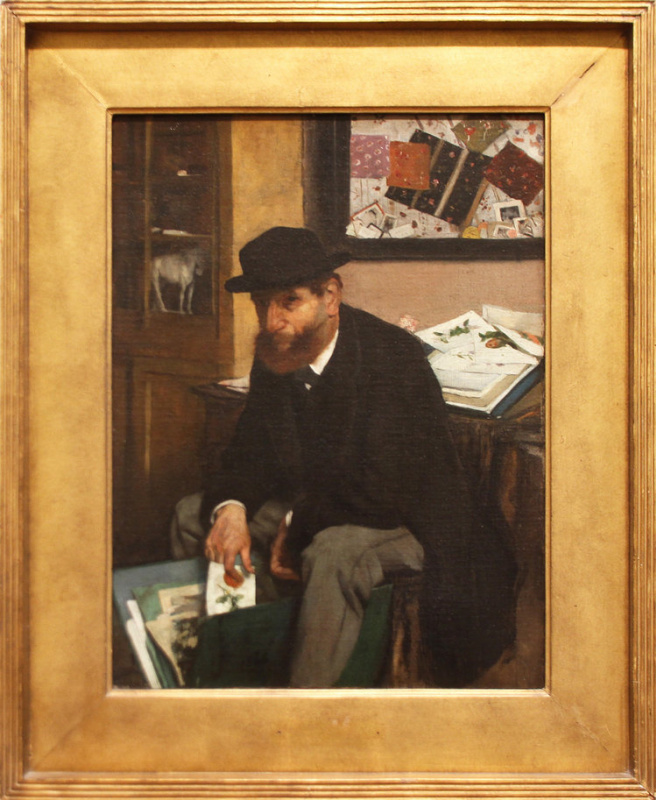 Edgar Degas. The Collector of Prints. 1866