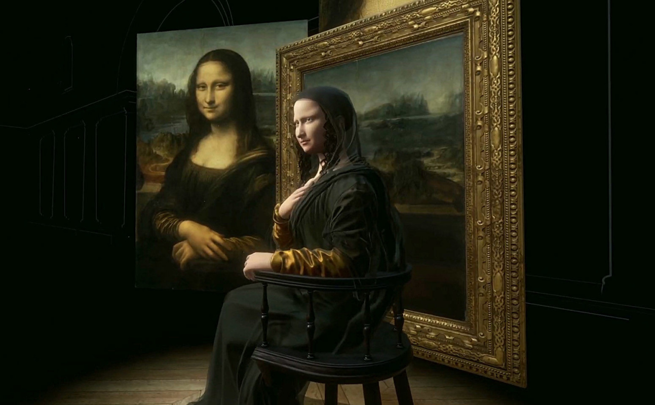 Трёхмерная «Мона Лиза» воссоздана для выставки в Лувре