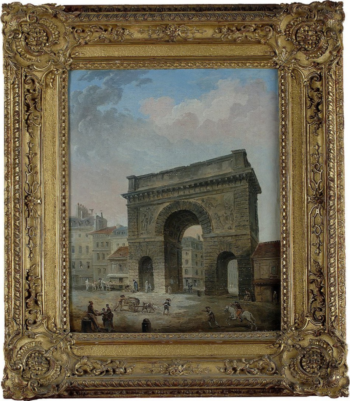 Юбер Робер, «Ворота Сен-Мартен» (ок. 1770)