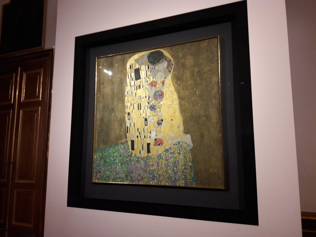 The framing of Gustav Klimt’s works in the Österreichische Galerie Belvedere, Vienna