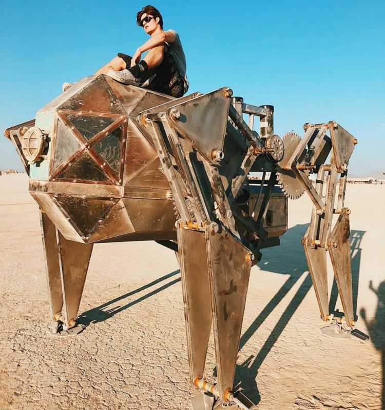 Burning Man-2018 with this year theme "I, robot" ended