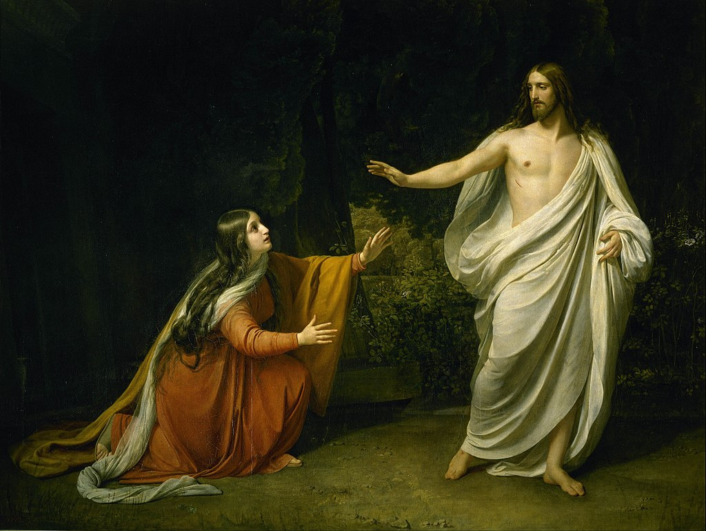 Alexander Ivanov, Christ’s Appearance to Mary Magdalene after the Resurrection, 1835